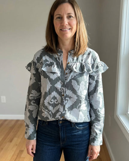 Long Sleeve DrUma blouse