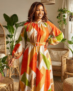 Multicolor Orange / Large