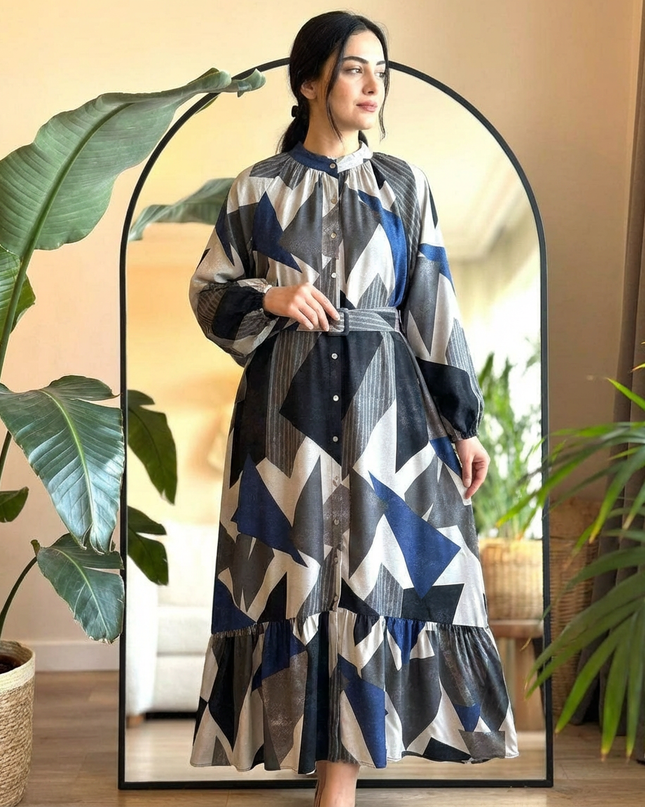 Uma ViscoseTurkish Dress