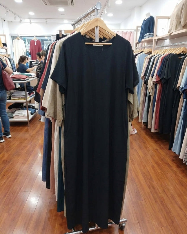 Double Colored Abaya with inner dress
