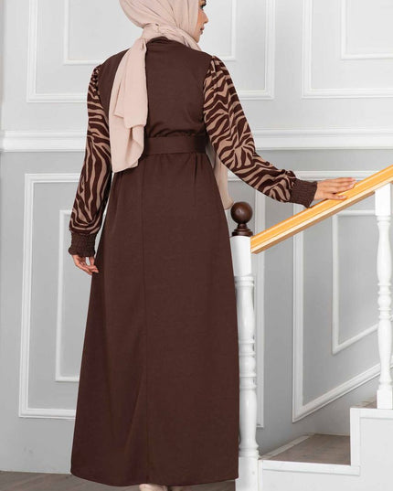 Colored Modern Turkish Abaya