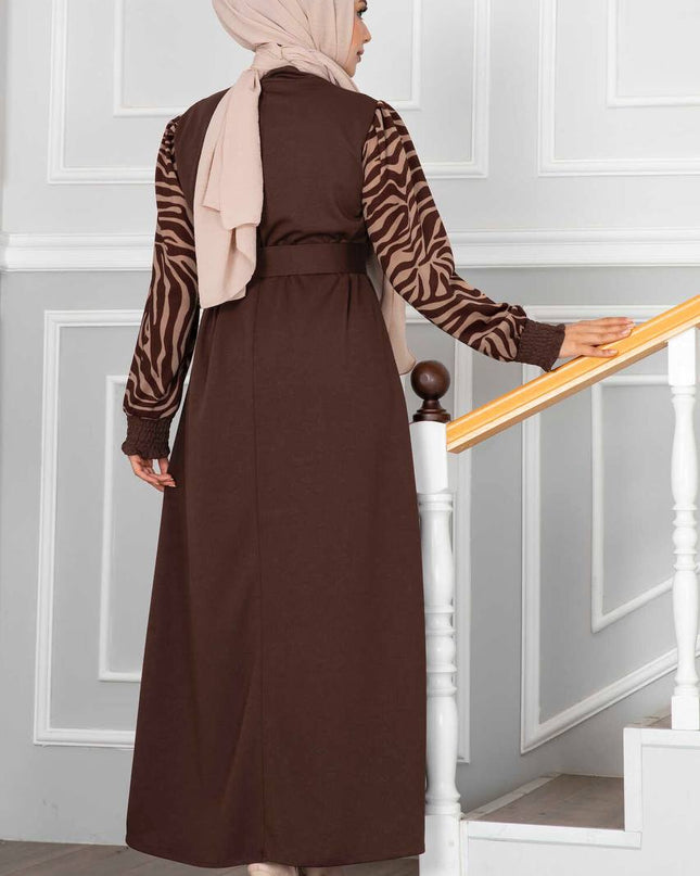 Colored Modern Turkish Abaya