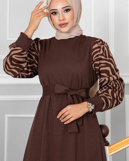 Colored Modern Turkish Abaya