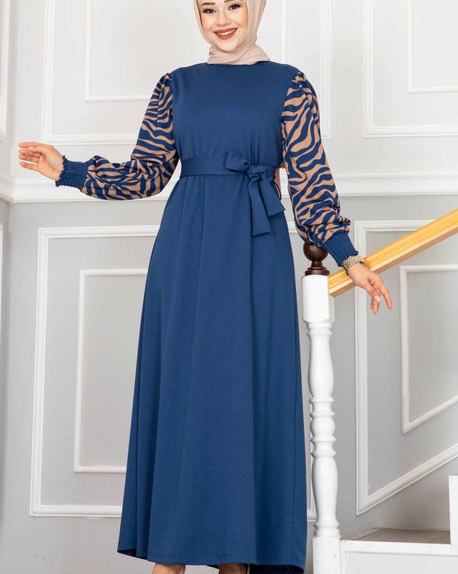 Colored Modern Turkish Abaya