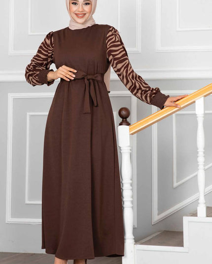 Colored Modern Turkish Abaya