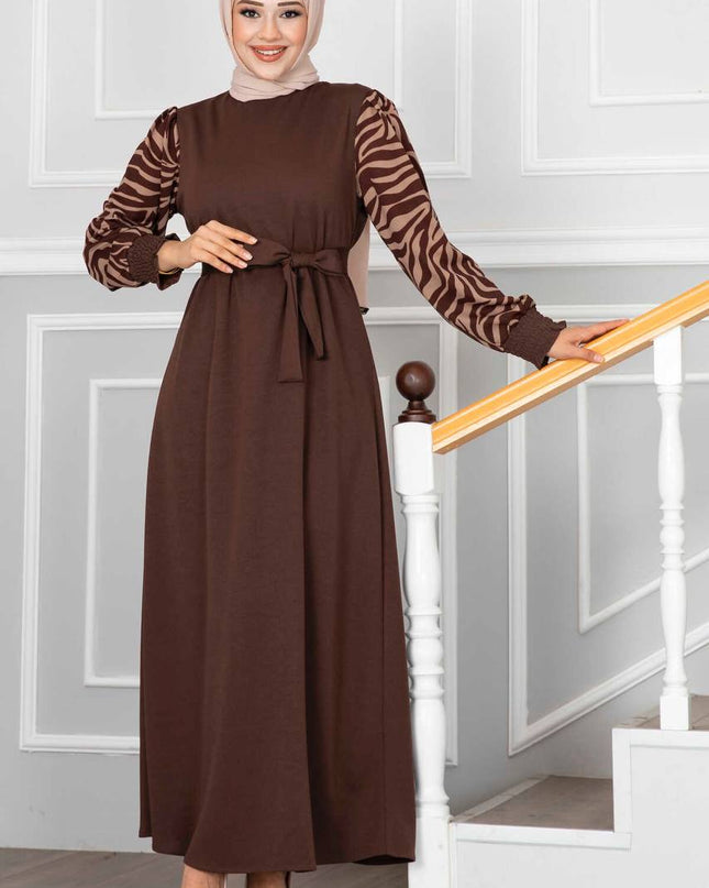 Colored Modern Turkish Abaya