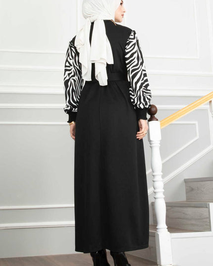 Colored Modern Turkish Abaya