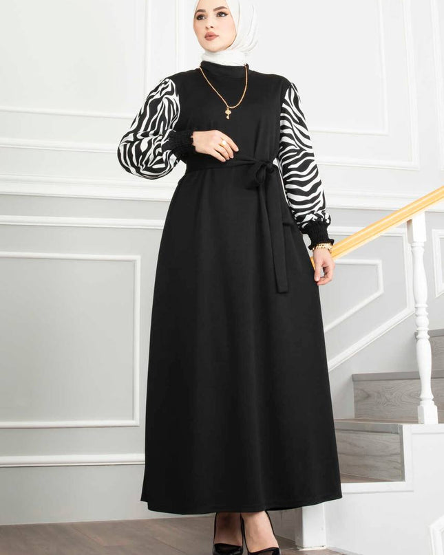 Colored Modern Turkish Abaya