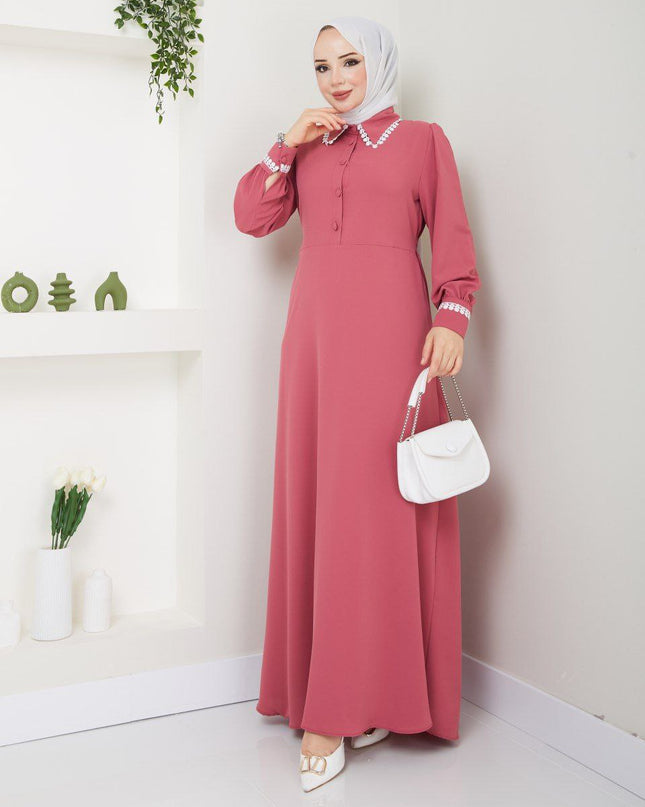Colored Jessica material Abaya