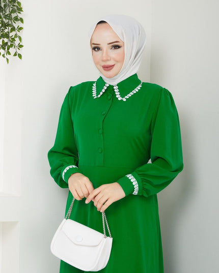 Colored Jessica material Abaya