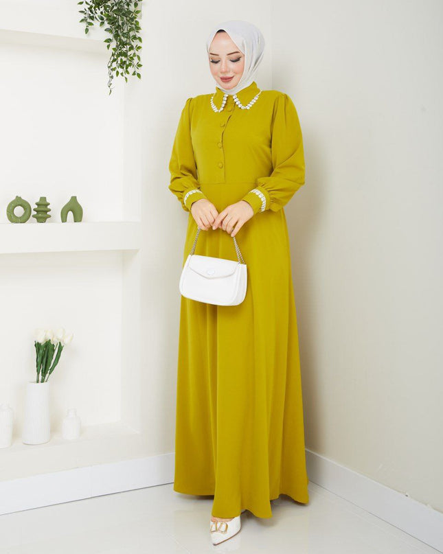 Colored Jessica material Abaya