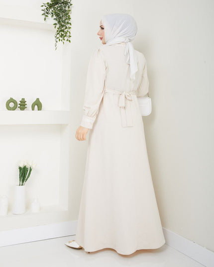 Colored Jessica material Abaya