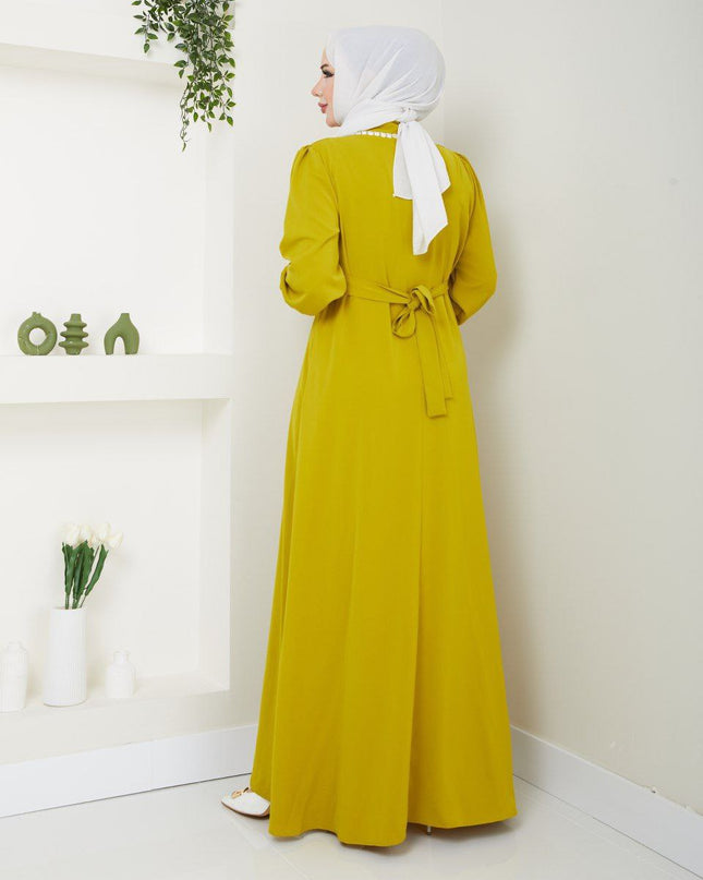 Colored Jessica material Abaya