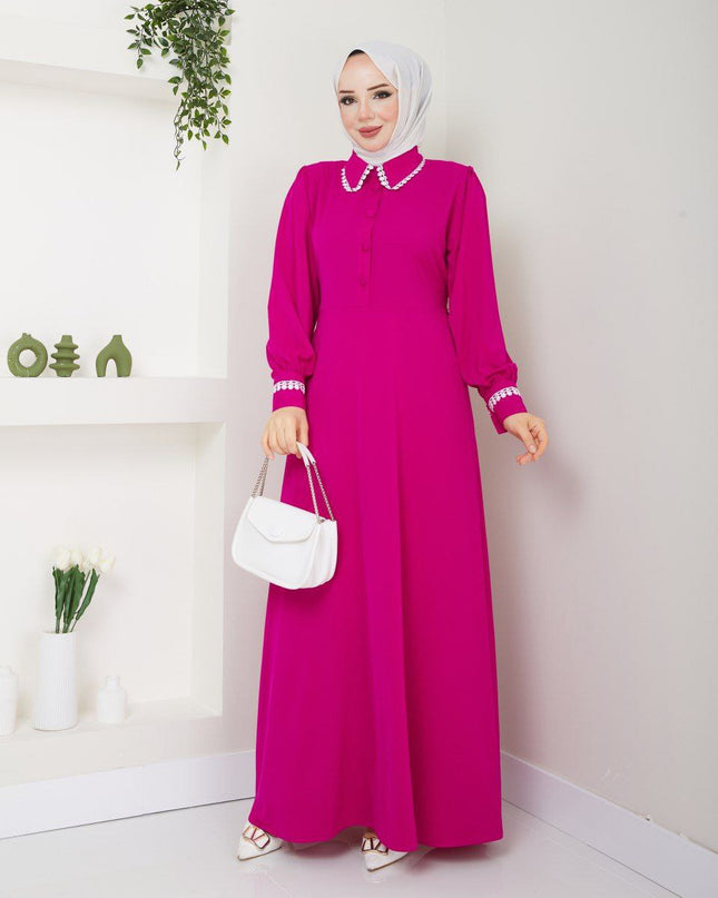 Colored Jessica material Abaya