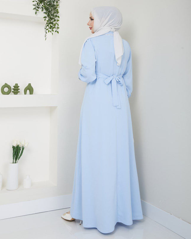 Colored Jessica material Abaya