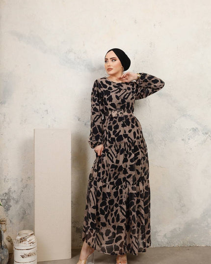 Turkish Leopard Style Chiffon