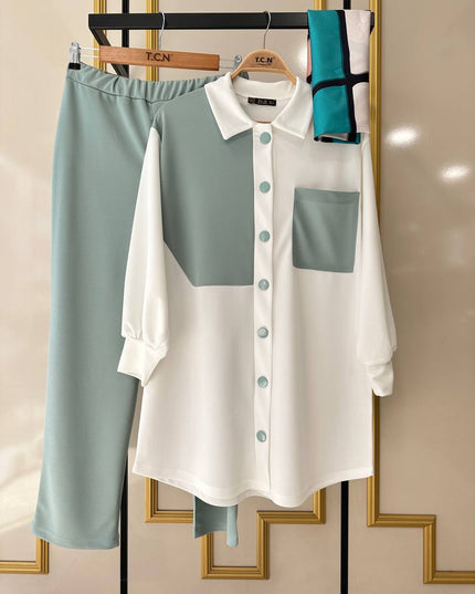 Umafre suite set Scuba Crepe