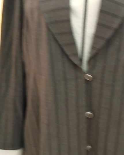 Elegant Double Layer Blazer-Style Abaya