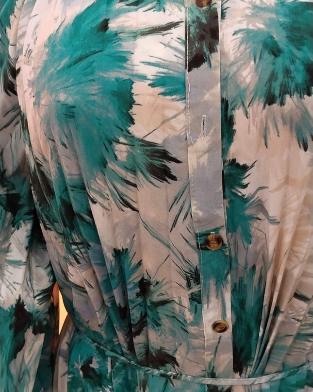 Umafre Printed Pleated Dress