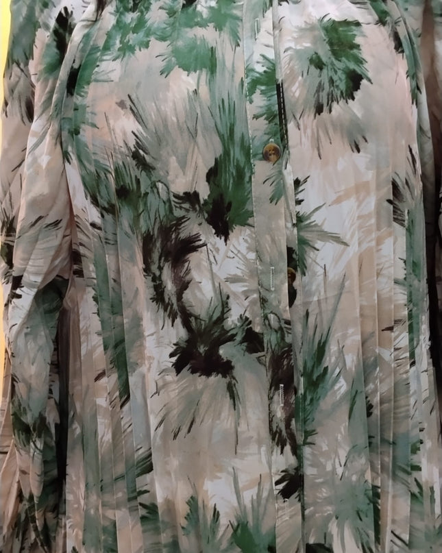Umafre Printed Pleated Dress