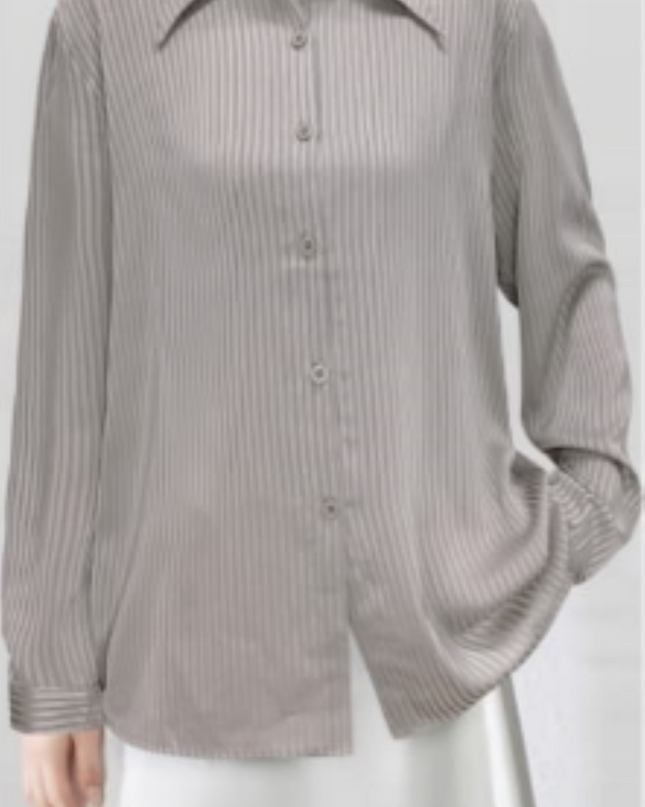 Umafre  Cotton Satin Poplin blouse