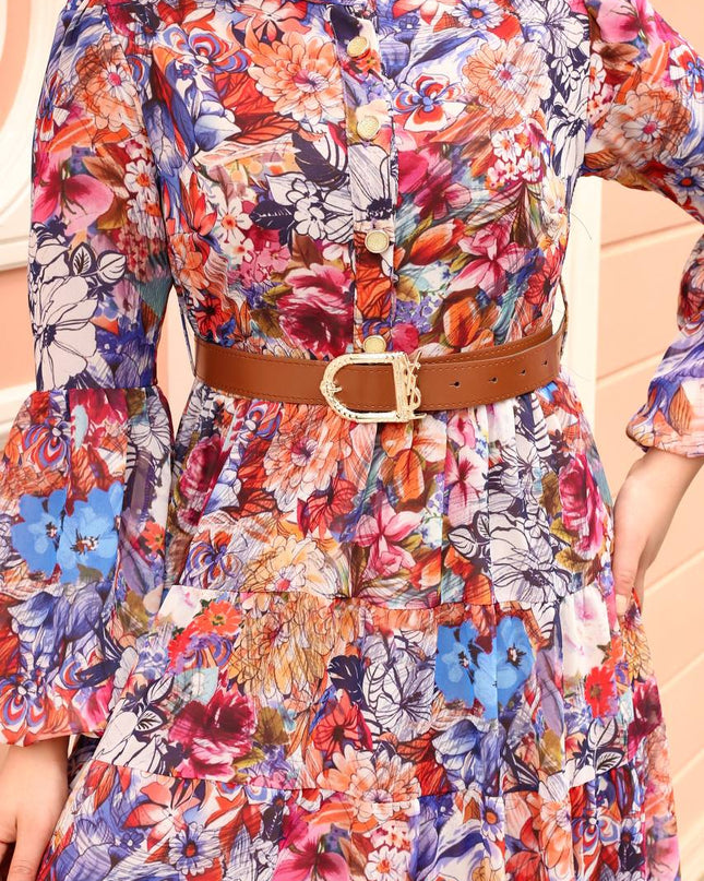 Luxurious Turkish Chiffon Dress