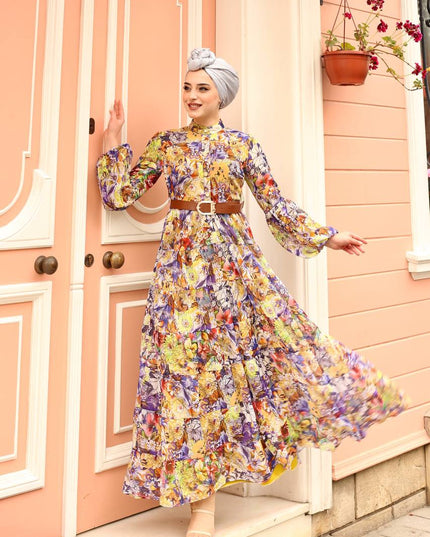 Luxurious Turkish Chiffon Dress
