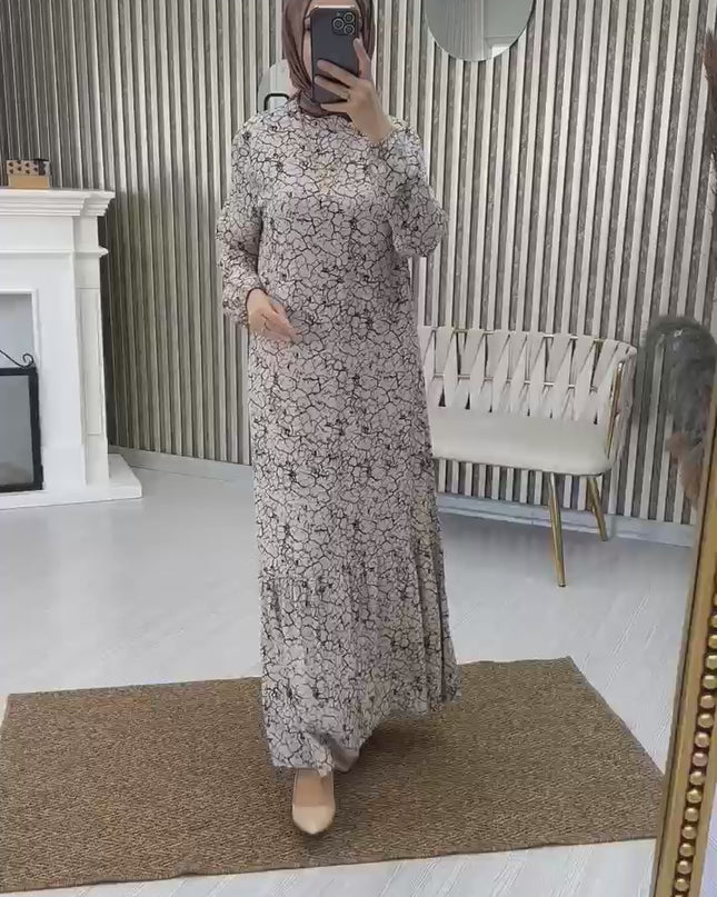 Elegant Outdoor Viskon dress